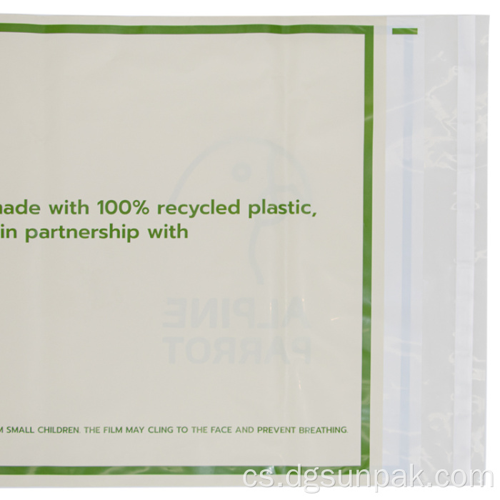 obálky Odesílání oděvů mailer recyklovatelné poštovní tašky